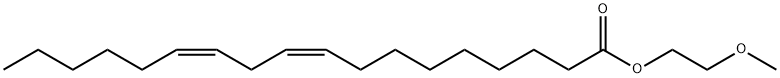 2-methoxyethyl (9Z,12Z)-octadeca-9,12-dienoate 结构式