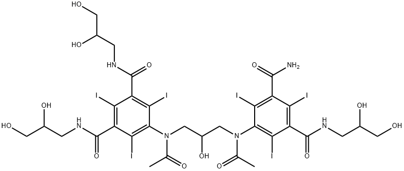 碘克沙醇杂质 E 结构式