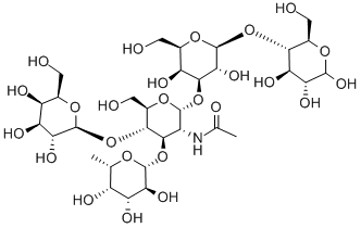 乳-N-岩藻五糖 Ⅲ 结构式