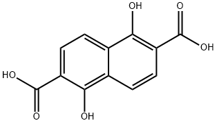 1,5-二羟基萘-2,6-二甲酸 结构式