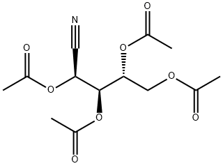 2,3,4,5-TETRA-O-ACETYL-D-RIBONITRILE 结构式