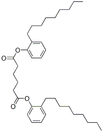 bis(nonylphenyl) adipate 结构式
