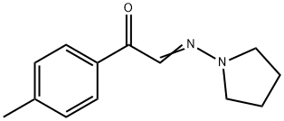 4'-Methyl-α-(1-pyrrolidinylimino)acetophenone 结构式