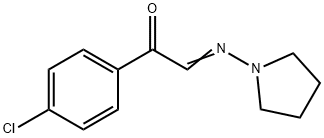 4'-Chloro-α-(1-pyrrolidinylimino)acetophenone 结构式