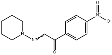 4'-Nitro-α-(piperidinoimino)acetophenone 结构式