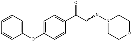 α-(Morpholinoimino)-4'-phenoxyacetophenone 结构式