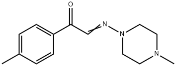 4'-Methyl-α-[(4-methyl-1-piperazinyl)imino]acetophenone 结构式
