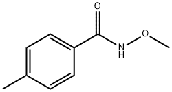 N-甲氧基-4-甲基苯甲酰胺 结构式