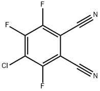 1,2-Benzenedicarbonitrile, 4-chloro-3,5,6-trifluoro- 结构式