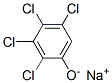 Tetrachlorophenol, sodium salt 结构式