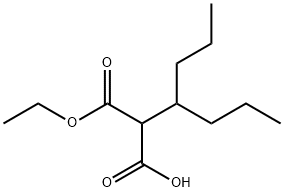 2-(乙氧羰基)-3-丙基己酸 结构式