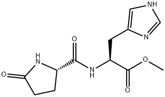 methyl N-(5-oxo-L-prolyl)-L-histidinate  结构式