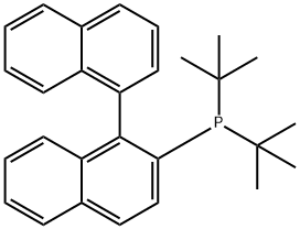 2-(二叔丁基磷)-1,1'-联萘 结构式