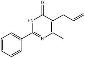 5-allyl-6-methyl-2-phenylpyrimidin-4-ol 结构式