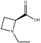 2-Azetidinecarboxylicacid,1-ethyl-,(2S)-(9CI) 结构式