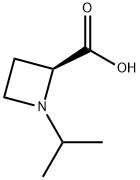 (S)-1-ISOPROPYL-AZETIDINE-2-CARBOXYLIC ACID 结构式