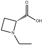 2-Azetidinecarboxylicacid,1-ethyl-,(2R)-(9CI) 结构式