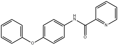 2-PYRIDINECARBOXAMIDE, N-(4-PHENOXYPHENYL)- 结构式