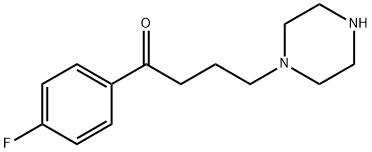 1-(4-氟-苯基)-4-哌嗪-1-基-丁-1-酮 结构式