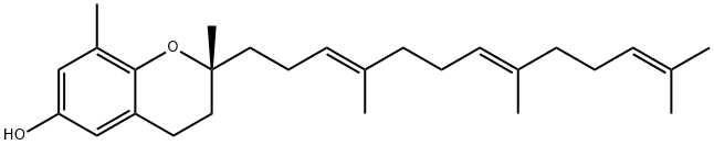 δ-生育三烯酚 结构式