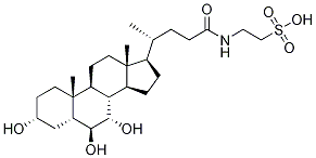 Tauro-α-muricholic Acid  结构式