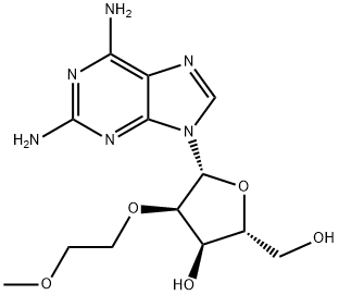2-AMINO-2'-O-(2-METHOXYETHYL)ADENOSINE 结构式