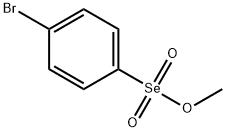 p-Bromobenzeneselenonic acid methyl ester 结构式