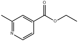 2-甲基吡啶-4-羧酸乙酯 结构式
