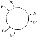 六溴环十二烷 结构式