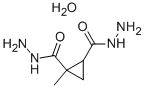 1-METHYLCYCLOPROPANE-1,2-DICARBOHYDRAZIDE HYDRATE 结构式