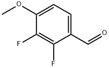 2,3-二氟-4-甲氧基苯甲醛 结构式