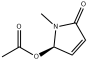 2H-Pyrrol-2-one,5-(acetyloxy)-1,5-dihydro-1-methyl-,(5R)-(9CI) 结构式