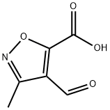 4-甲酰-3-甲基异恶唑-5-羧酸 结构式