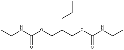 Bis(N-ethylcarbamic acid)2-methyl-2-propyltrimethylene ester 结构式