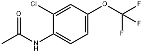 2-氯-4-三氟甲氧基乙酰苯胺 结构式