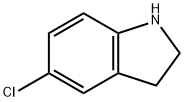 5-氯吲哚啉 结构式