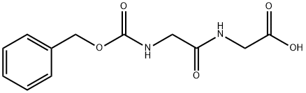 N-苄氧羰基-甘氨酰-甘氨酸 结构式