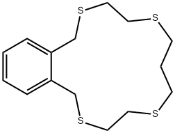 1,3,4,7,8,10,11,13-Octahydro-6H-2,5,9,12-benzotetrathiacyclopentadecin 结构式
