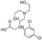 2,4-二氯苯氧乙酸三乙醇胺盐 结构式
