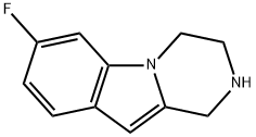 Pyrazino[1,2-a]indole, 7-fluoro-1,2,3,4-tetrahydro- (9CI) 结构式