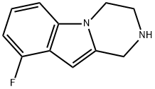 Pyrazino[1,2-a]indole, 9-fluoro-1,2,3,4-tetrahydro- (9CI) 结构式