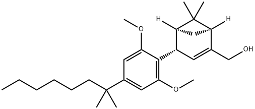 (1R,4R,5R)-REL-(+)-4-[4-(1,1-二甲基庚基)-2,6-二甲氧基苯基]-6,6-二甲基双环[3.1.1]庚-2-烯-2-甲醇 结构式