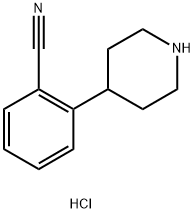 2-(哌啶-4-基)苯甲腈盐酸盐 结构式