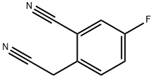 2-氰基-4-氟苯乙腈 结构式