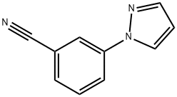 3-(1H-吡唑-1-基)苯甲腈 结构式