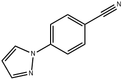 4-(1H-吡唑基)苯腈 结构式