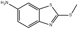2-(甲基硫代)-1,3-苯并噻唑-6-胺 结构式