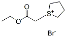 1-(2-乙氧基-2-氧代乙基)四氢-1H-噻吩溴酸盐 结构式