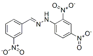 N-(2,4-Dinitrophenyl)-3-nitrobenzaldehyde hydrazone 结构式