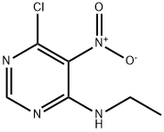 6-氯-N-乙基-5-硝基嘧啶-4-胺 结构式